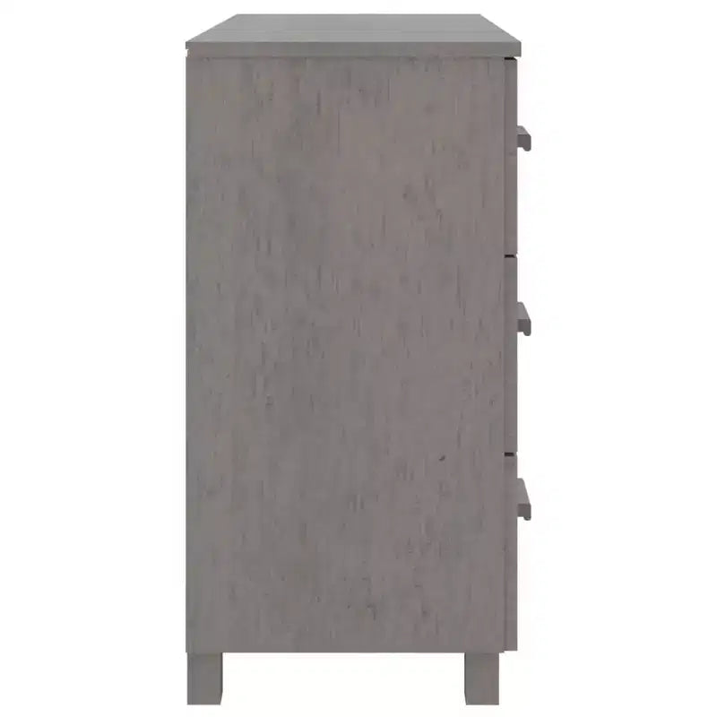 Aparador de bufé con almacenamiento para cocina de pino macizo - Gris claro