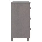 Aparador de bufé con almacenamiento para cocina de pino macizo - Gris claro