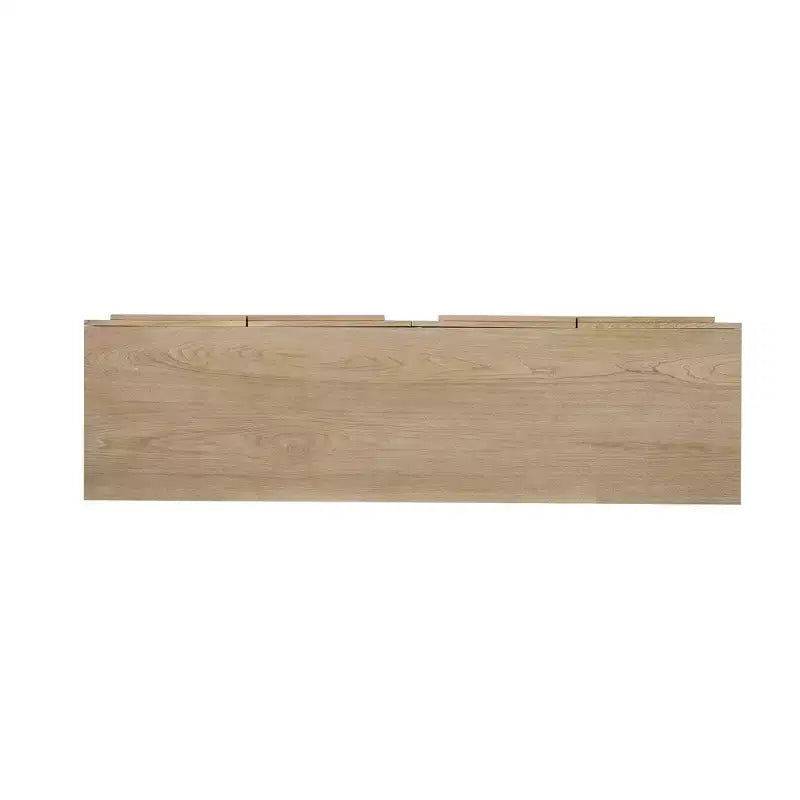 Aparador de madera de 4 puertas con estantes ajustables