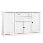 58 Inch Sideboard Buffet Cabinet - Large Wood Rustic Farmhouse Coffee Bar Cupboard with Storage Drawers for Dining Room Kitchen Living Room