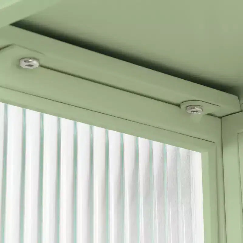 Armario de pared moderno de 2 puertas Okak con almacenamiento de 2 niveles y estante abierto, toallero para entrada/comedor/sala de estar/cocina