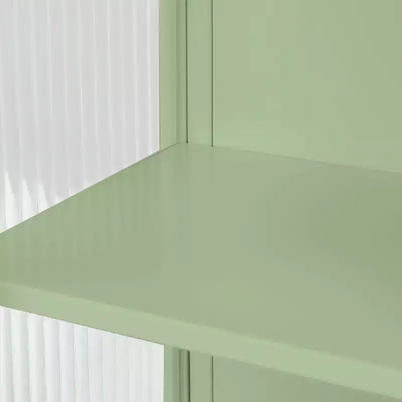 Armario de pared moderno de 2 puertas Okak con almacenamiento de 2 niveles y estante abierto, toallero para entrada/comedor/sala de estar/cocina
