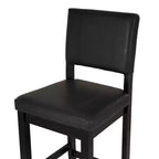 Taburete de bar Milano negro