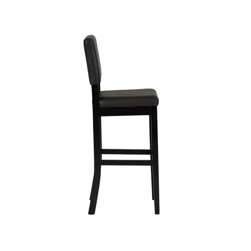 Taburete de bar Milano negro
