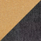 Taburetes Fuji con respaldo alto de acero dorado/tejido carbón