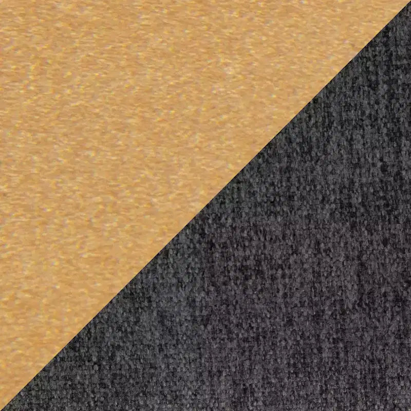 Taburetes Fuji con respaldo alto de acero dorado/tejido carbón