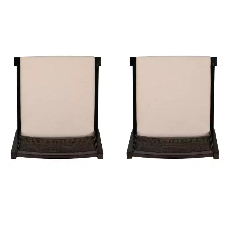 Taburetes de bar de altura de mostrador Bessie Cane negros