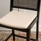 Taburetes de bar de altura de mostrador Bessie Cane negros