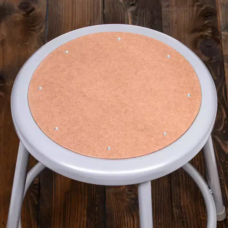 Paquete de 2 taburetes de bar de acero resistente, ajustables de 63,5 a 83,8 cm, con respaldo, gris