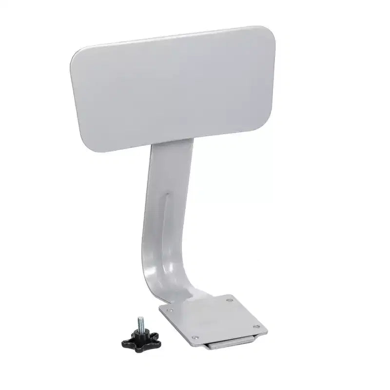 Paquete de 2 taburetes de bar de acero resistente, ajustables de 63,5 a 83,8 cm, con respaldo, gris
