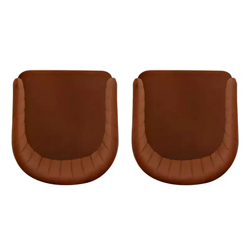 Taburetes de barra de altura de mostrador Pernell Caramelo