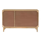 Mueble de caña Gordon de 3 puertas, color natural