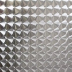 Mesa de Altura Ajustable Metal/Plateado: Hidráulica, Diseño en Espiral, Estilo Pub, Tapa de Acero Inoxidable