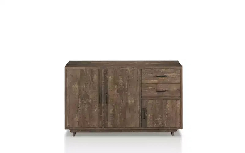 Iohomes Frakes Contemporary Buffet Table Natural Tone - HOMES: Inside + Out: Farmhouse Sideboard, Storage Console