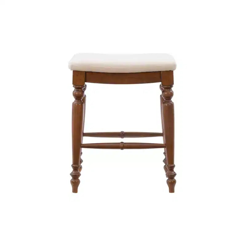 Taburete de barra sin respaldo Marino, altura de mostrador, madera