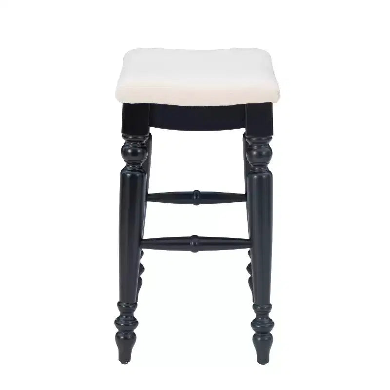 Taburete de barra sin respaldo Marino, altura de mostrador, madera