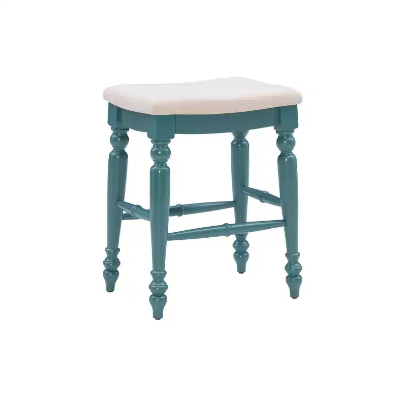 Taburete de barra sin respaldo Marino, altura de mostrador, madera