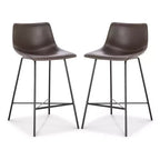 Poly & Bark Set of 2 24 High Paxton Counter Height Barstools