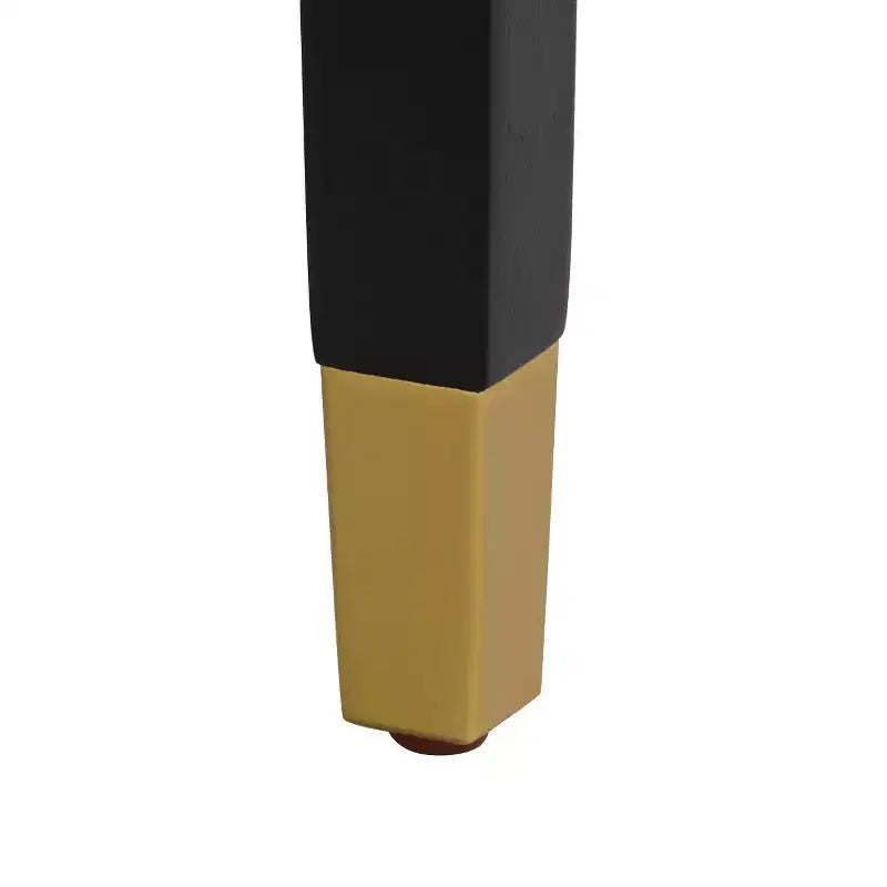 Taburete de bar de madera negra Jaxon de 31 1/4 de alto, cojín moderno de piel sintética negra con reposapiés para isla de cocina de altura de mostrador de cobertizo