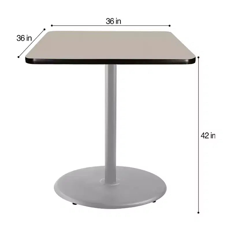 Mesa cuadrada de altura de barra de comedor de 42" de la colección Bennet