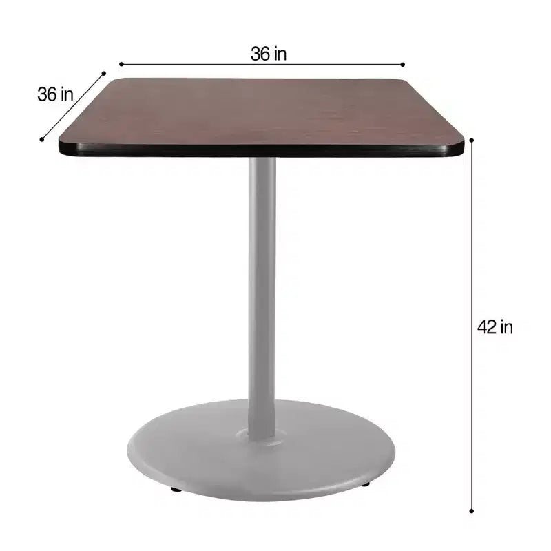 Mesa cuadrada de altura de barra de comedor de 42" de la colección Bennet