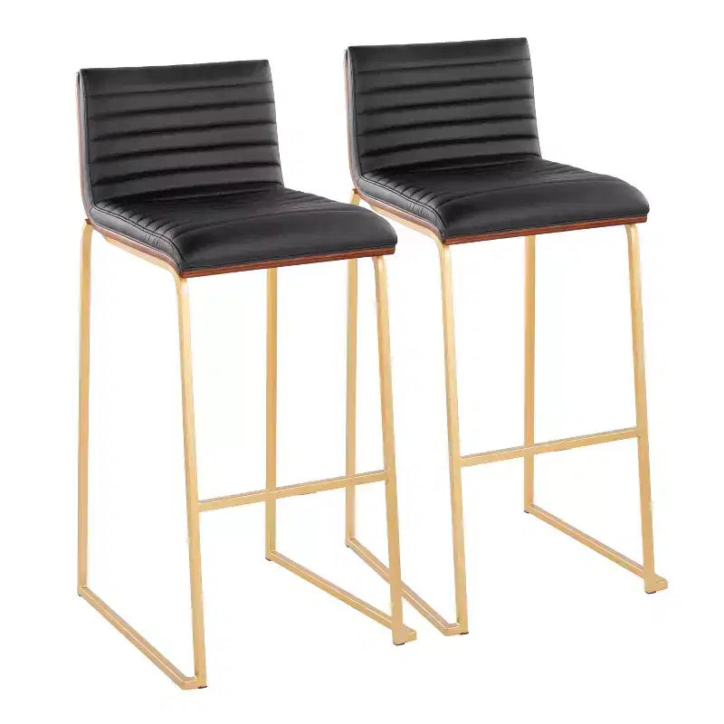 LumiSource Set of 2 30" Mason Mara Barstools