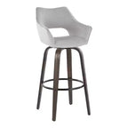 Taburetes Mustang, tela oscura/metal negro
