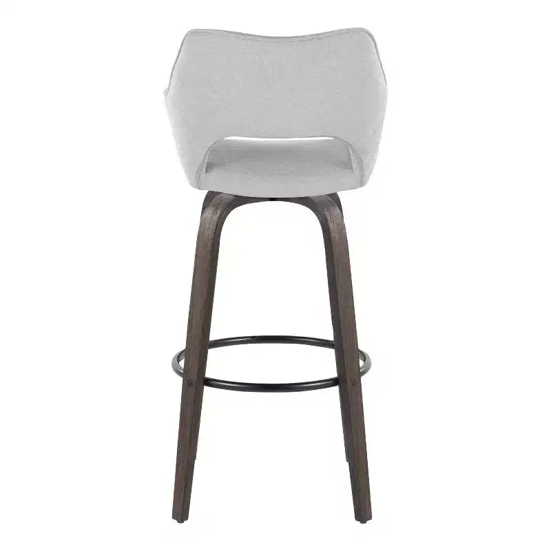 Taburetes Mustang, tela oscura/metal negro
