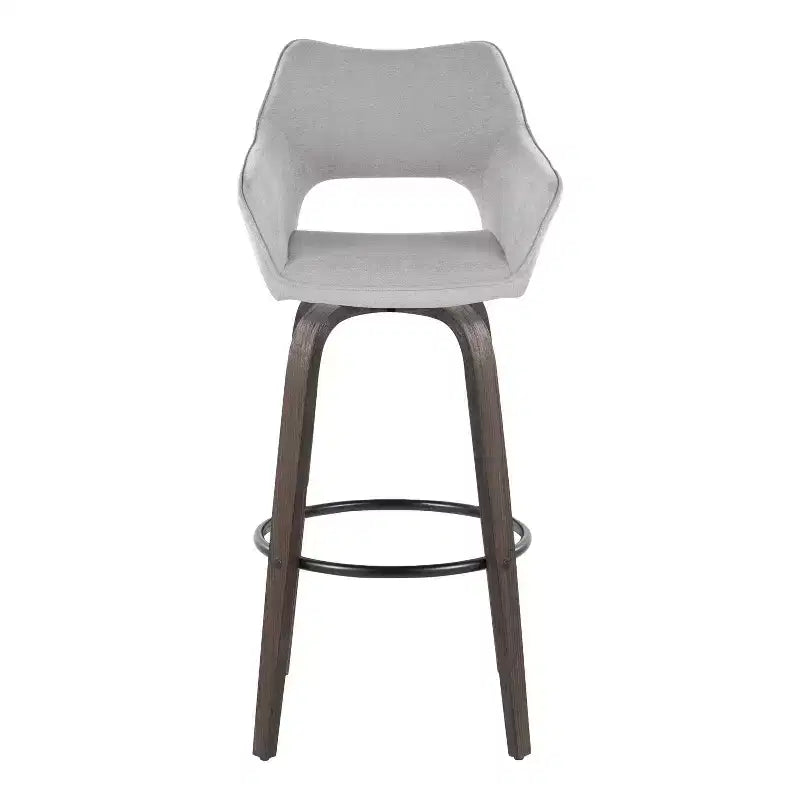 Taburetes Mustang, tela oscura/metal negro